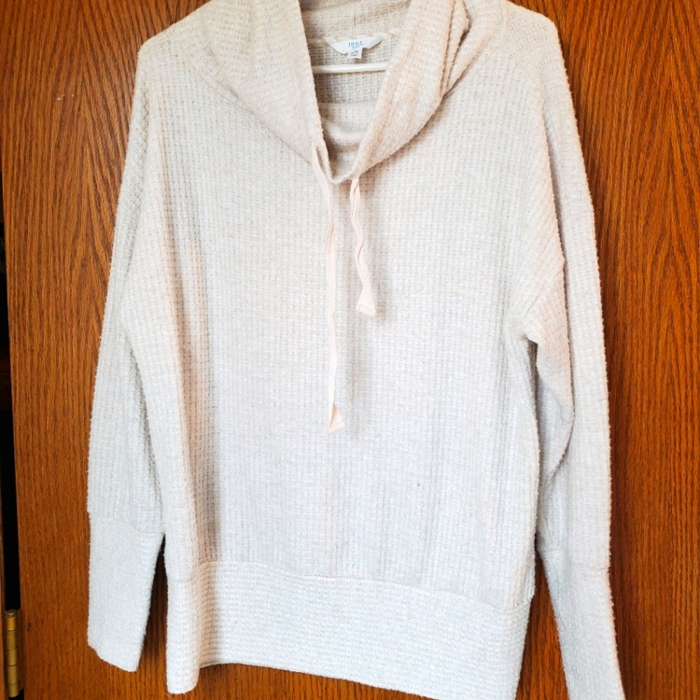 Crowl Neck Waffle Top